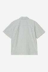 Men Carhartt WIP Short Sleeve Leavel Stripe Shirt