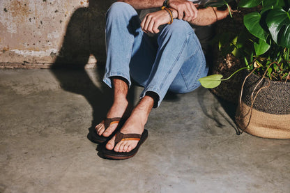Chacos Lowdown Leather Flip Flop Sandals
